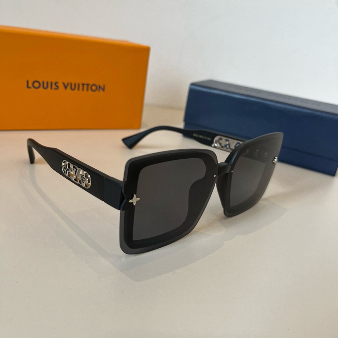 LV Designer Fashion Sunglasses For Women Men Exquisite Vintage Full Frame Driving Beach Shading UV Protection Polarized Glasses Gift With Box Nice