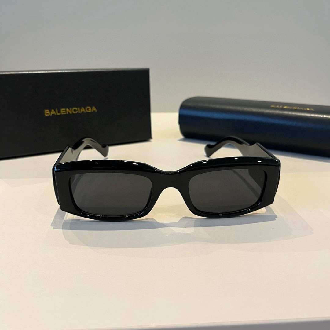 BALENCIAGA Women Sun Glasses Beach Sun Glasses Fashion Classic Square Oval Frame Retro Frame Sexy Women Luxury Glasses With Box