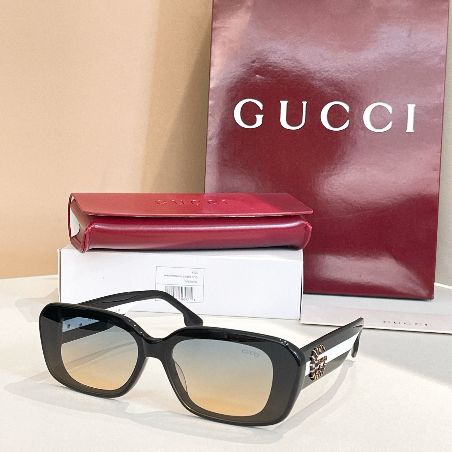 Gucci Sunglasses Fashion Glasses Oval Frame Designer Sunglass Womens Anti-Radiation Polarized Lenses Mens Retro Eyeglasses With Box