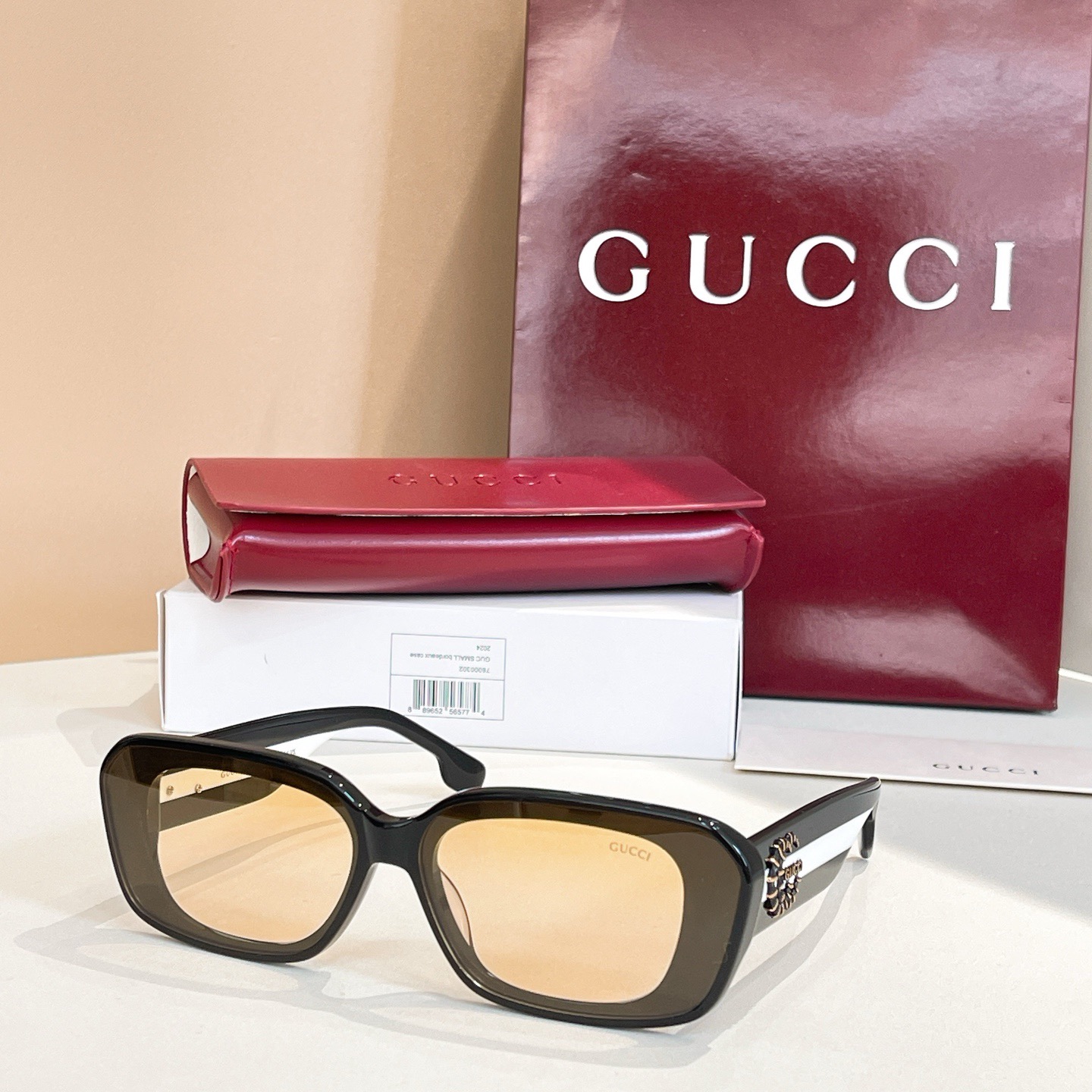 Gucci Sunglasses Fashion Glasses Oval Frame Designer Sunglass Womens Anti-Radiation Polarized Lenses Mens Retro Eyeglasses With Box