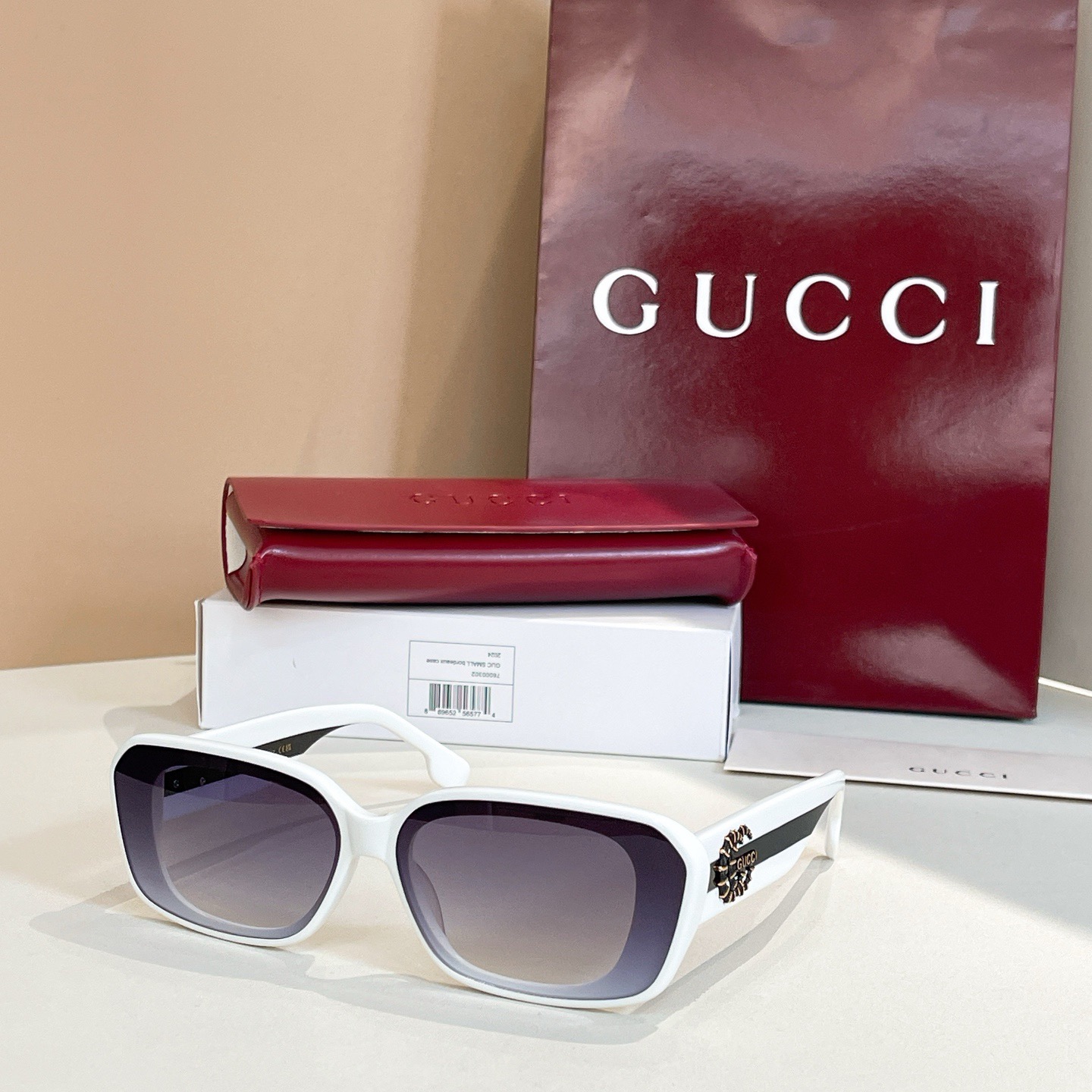 Gucci Sunglasses Fashion Glasses Oval Frame Designer Sunglass Womens Anti-Radiation Polarized Lenses Mens Retro Eyeglasses With Box