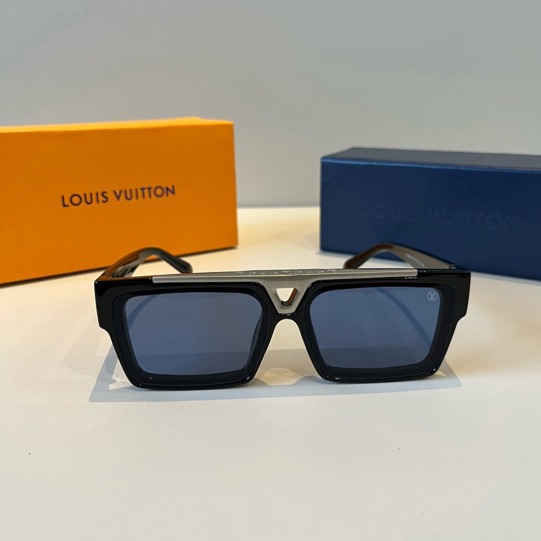 LV Luxury Designer Sunglasses Women Men Designers Goggle Polaroid Lens Sun Glasses Full Frame Eyeglasses Womens Mens Lady With Box