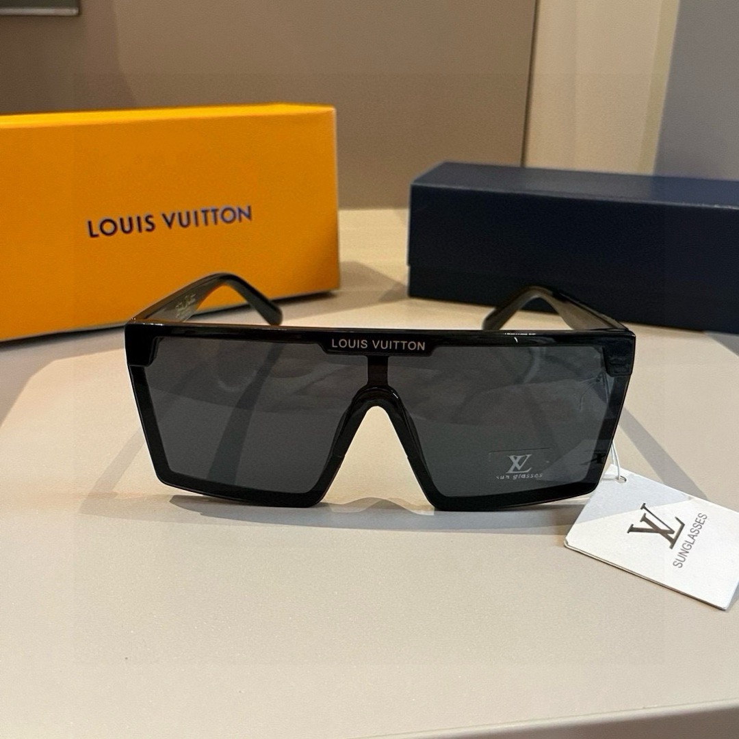 LV Luxury Designer Sunglasses Women Men Designers Goggle Polaroid Lens Sun Glasses Full Frame Eyeglasses Womens Mens Lady With Box
