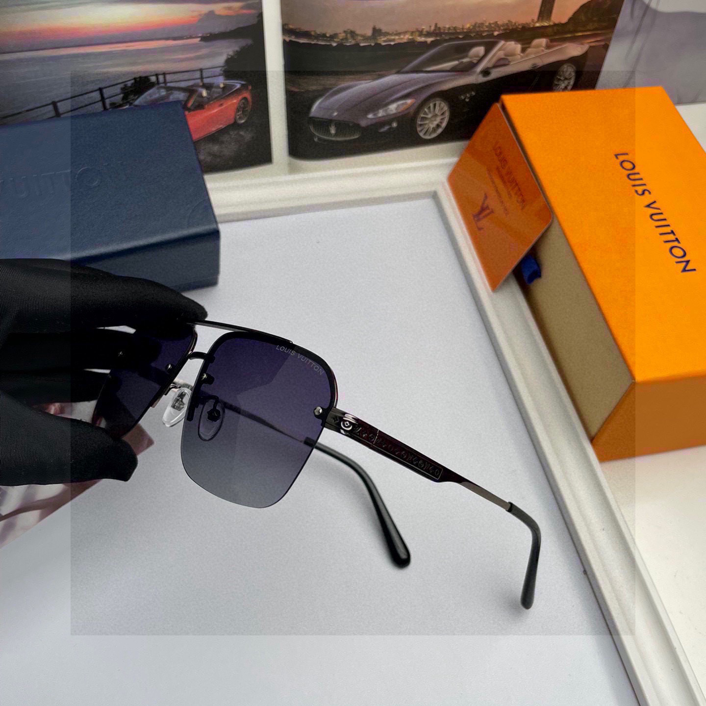 LV Pilot Sunglasses Top Costal Sun Glasses Luxury Glasses With Box Sunglasses Man Women Designer Sunglasses Cycling Sun Glasses Sports Glasses With Box
