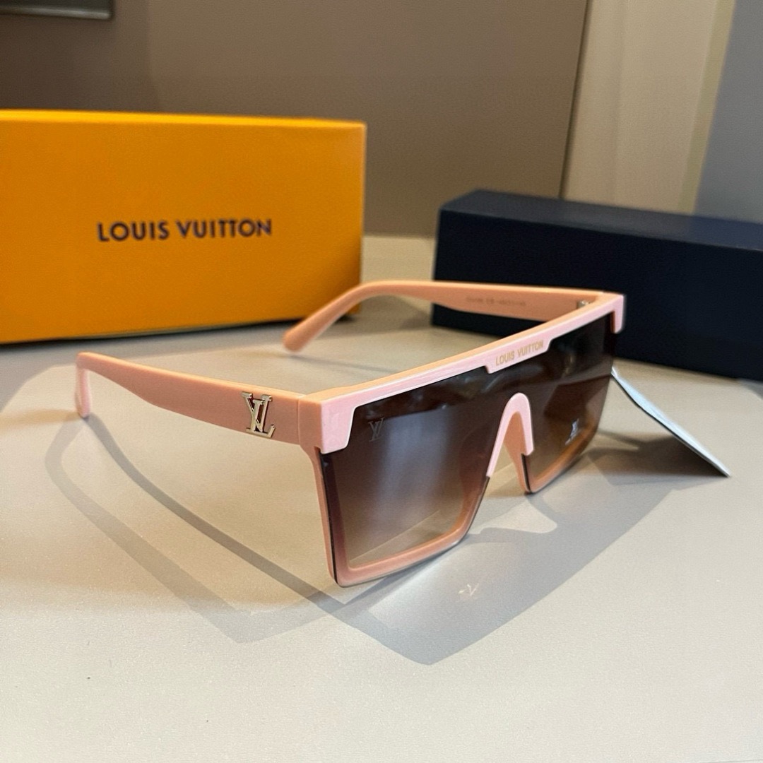 LV Luxury Designer Sunglasses Women Men Designers Goggle Polaroid Lens Sun Glasses Full Frame Eyeglasses Womens Mens Lady With Box