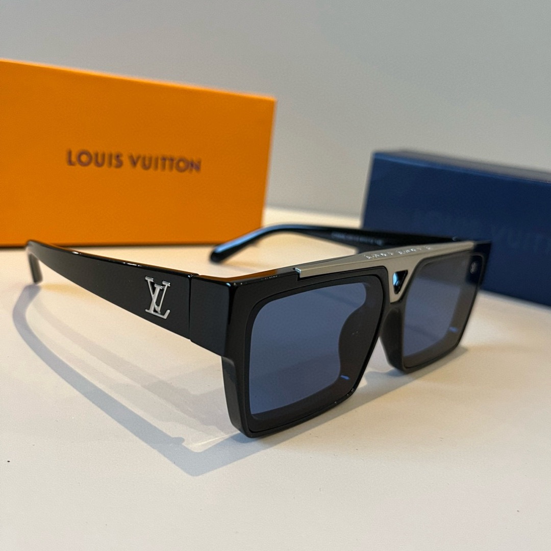 LV Luxury Designer Sunglasses Women Men Designers Goggle Polaroid Lens Sun Glasses Full Frame Eyeglasses Womens Mens Lady With Box