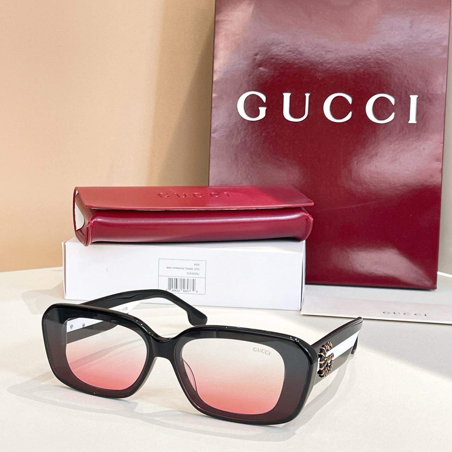 Gucci Sunglasses Fashion Glasses Oval Frame Designer Sunglass Womens Anti-Radiation Polarized Lenses Mens Retro Eyeglasses With Box