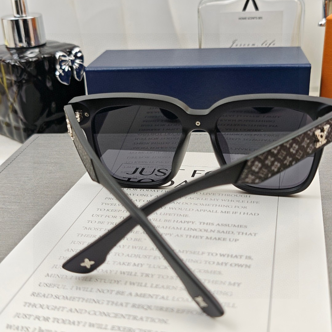 LV High Quality Classic Brand Sunglasses Cross Sunglasses For Women Glasses Frames Men New Fashion Plate Eyeglass Luxury Designer Glasses Sunglasses