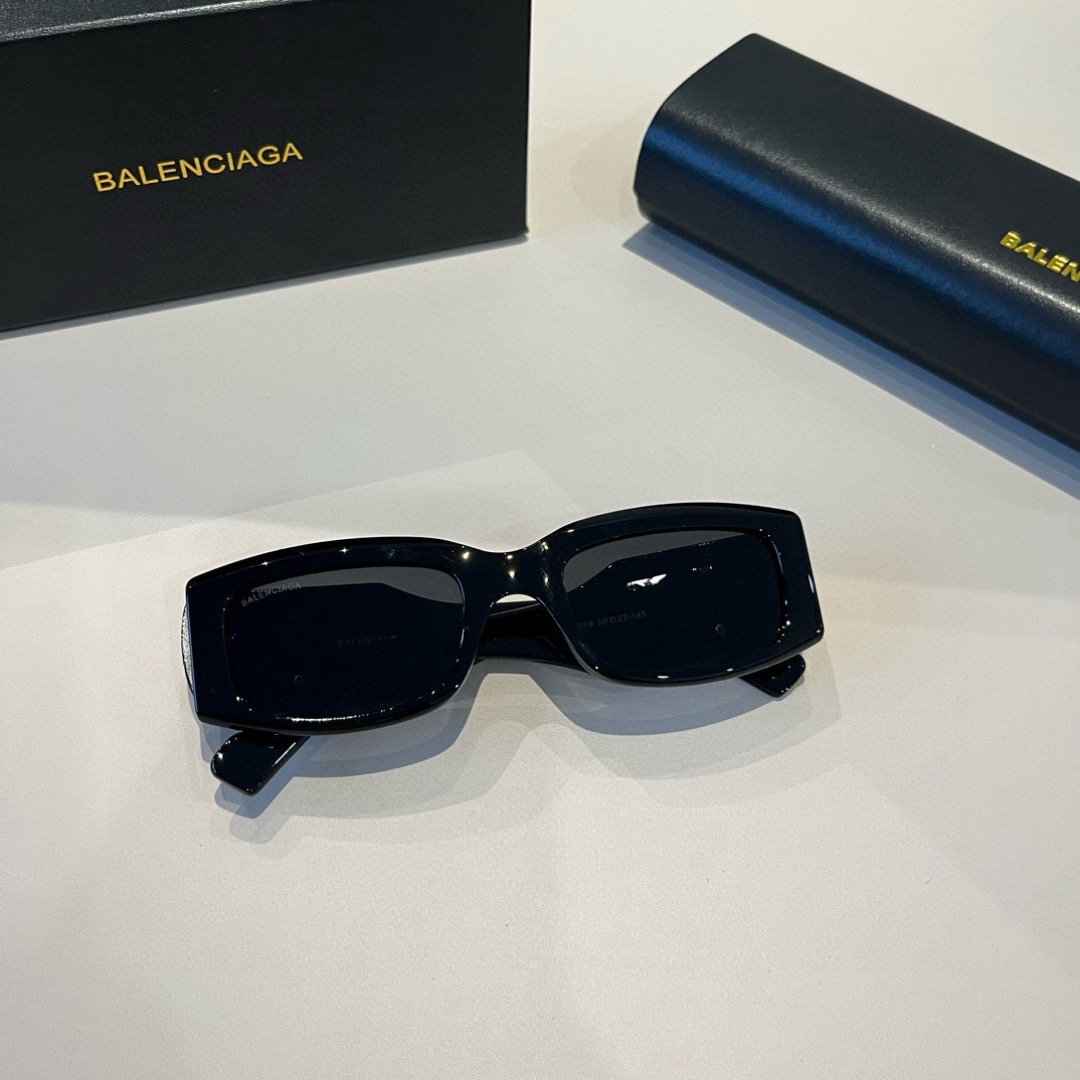 BALENCIAGA Women Sun Glasses Beach Sun Glasses Fashion Classic Square Oval Frame Retro Frame Sexy Women Luxury Glasses With Box