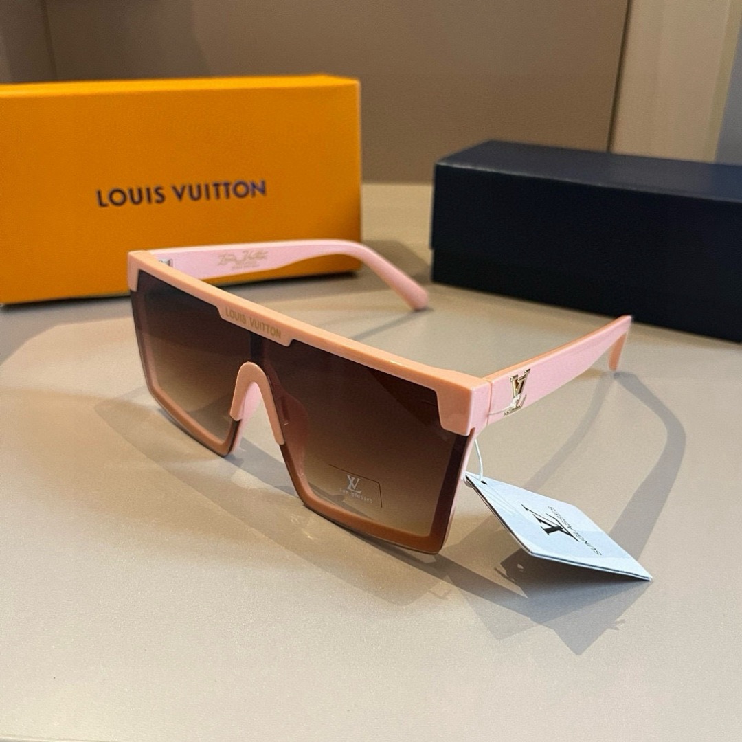 LV Luxury Designer Sunglasses Women Men Designers Goggle Polaroid Lens Sun Glasses Full Frame Eyeglasses Womens Mens Lady With Box