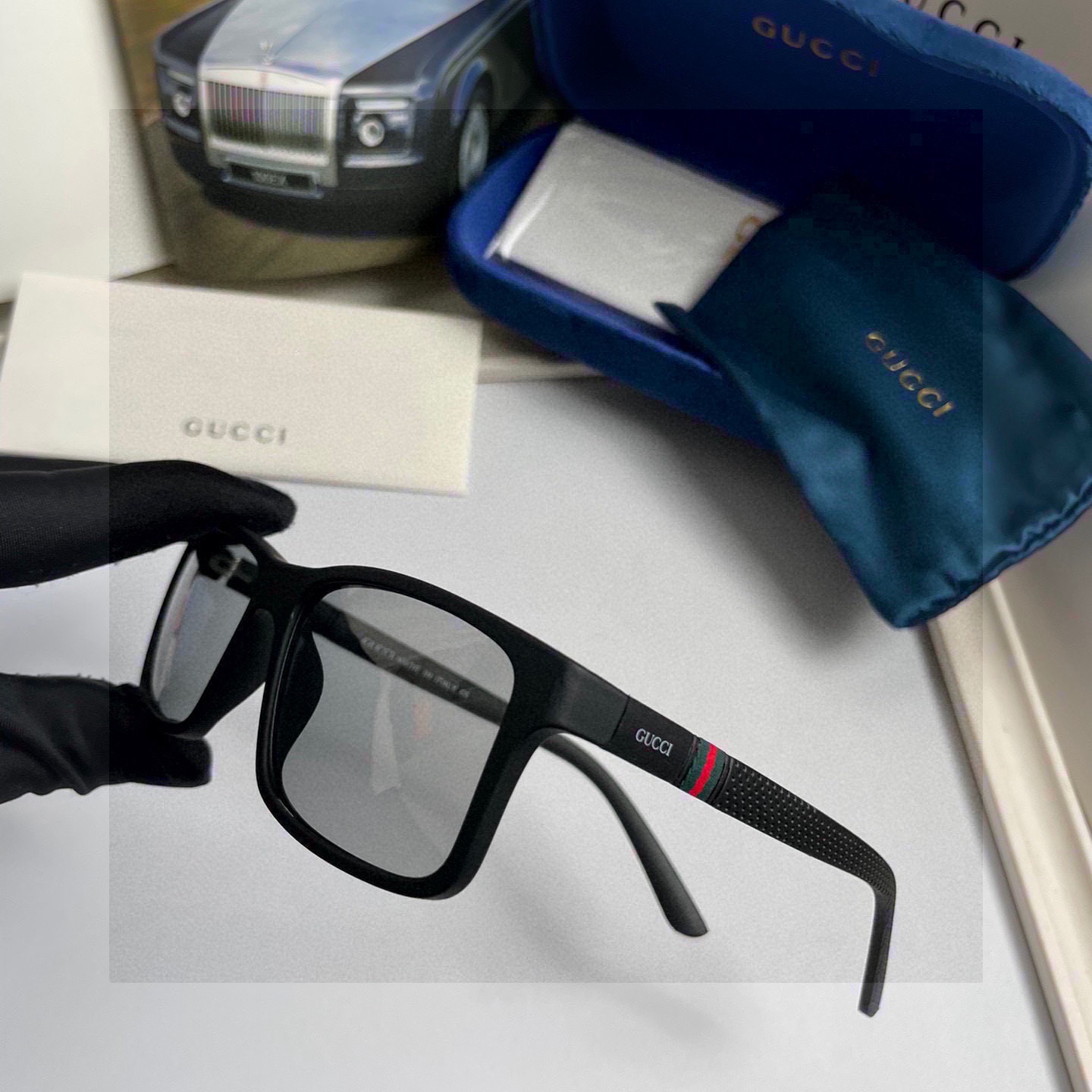 Gucci High Quality Classic Brand Sunglasses Cross Sunglasses For Women Glasses Frames Men New Fashion Plate Eyeglass Luxury Designer Glasses Sunglasses