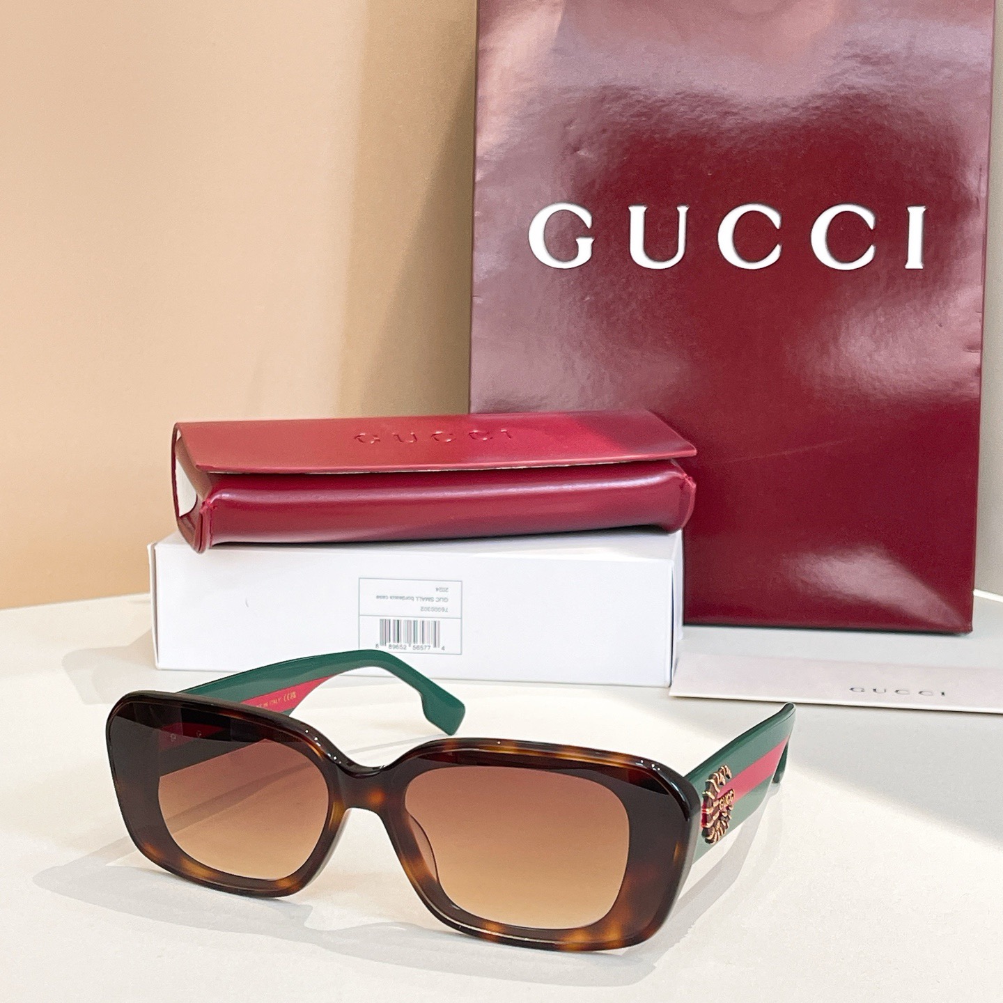 Gucci Sunglasses Fashion Glasses Oval Frame Designer Sunglass Womens Anti-Radiation Polarized Lenses Mens Retro Eyeglasses With Box