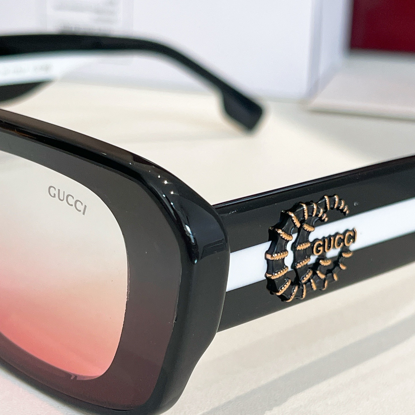 Gucci Sunglasses Fashion Glasses Oval Frame Designer Sunglass Womens Anti-Radiation Polarized Lenses Mens Retro Eyeglasses With Box