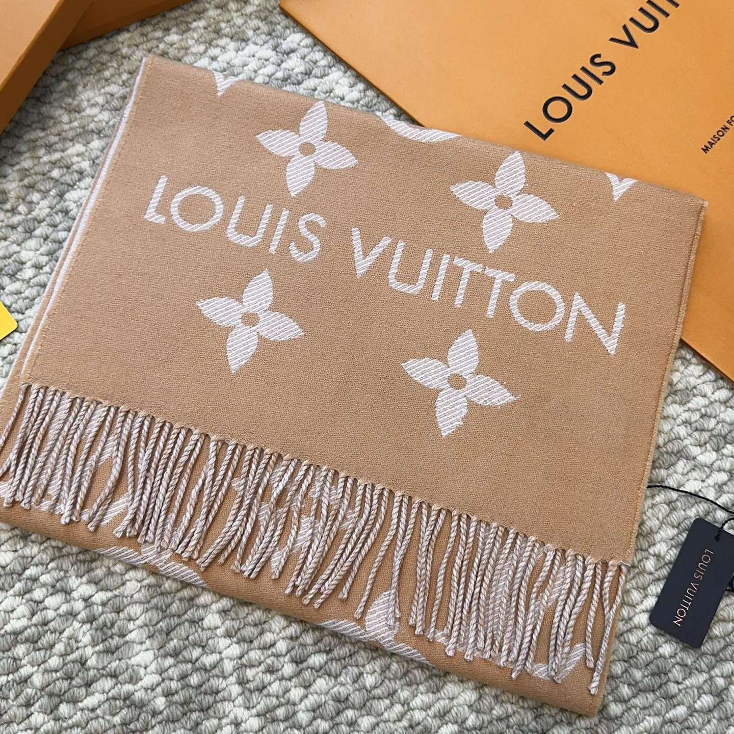LV Designer Scarf Wool Scarfs Cashmere Scarf Men Women Designer Classic Letter Pattern Pashmina Shawl Scarves