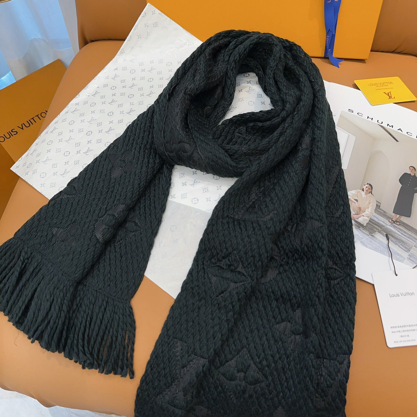 LV Designer Scarf Luxury Women Shawl Cashmere Scarf Warm Designer Shawls Wraps Print Smooth Fashion Bufanda Thick Blanket Scarves Mens Classics Scarf