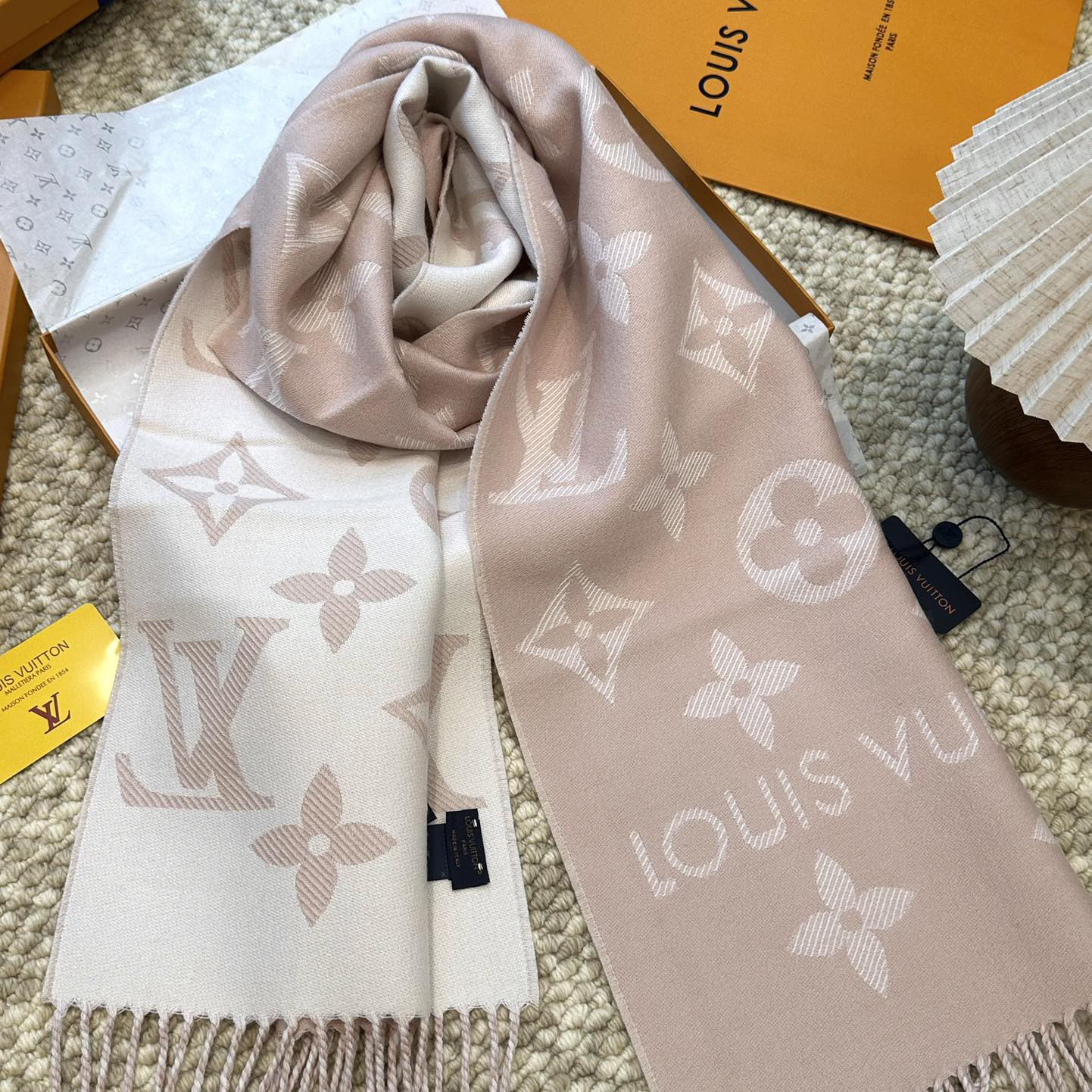 LV Designer Scarf Wool Scarfs Cashmere Scarf Men Women Designer Classic Letter Pattern Pashmina Shawl Scarves