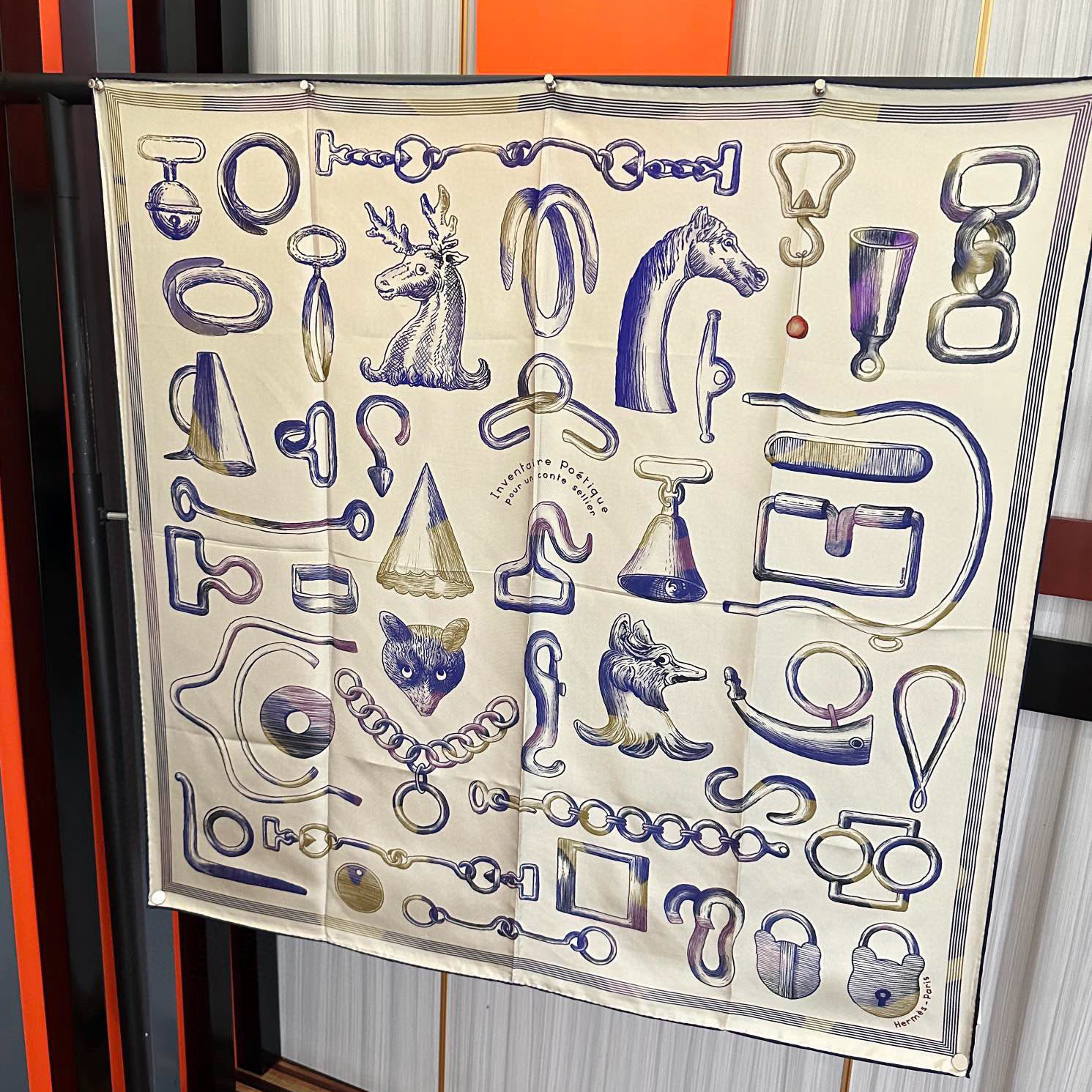 Hermes Designer Silk Scarf For Women Luxurious Scarf High End Classic Print Pattern Designer Shawl Scarves New Gift Easy To Match Soft Touch Silk Color-Blocking Fringed Edges With Box