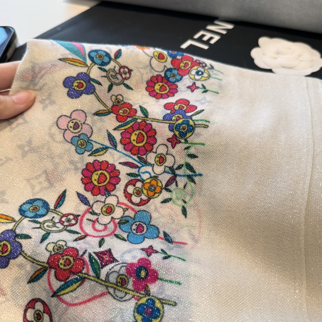 LV Designer Scarf Wool Scarfs Cashmere Scarf Men Women Designer Classic Print Pattern Pashmina Shawl Scarves