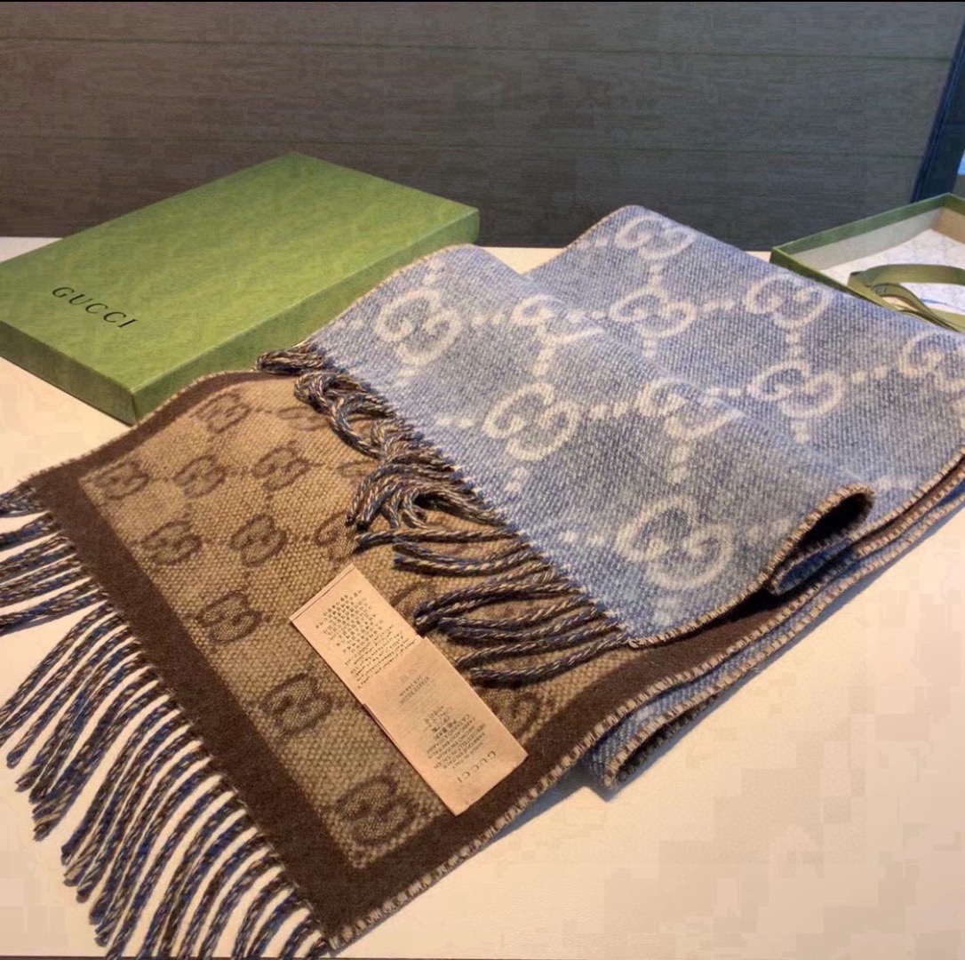 Gucci Designer Scarf Wool Scarfs Cashmere Scarf Men Women Designer Classic Letter Pattern Pashmina Shawl Scarves