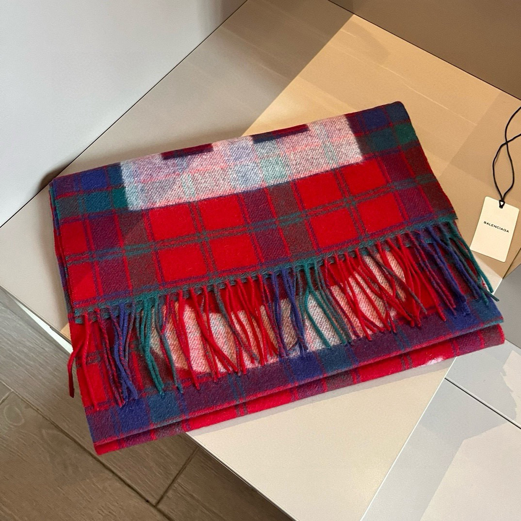 BALENCIAGA Designer Scarf Wool Scarfs Cashmere Scarf Men Women Designer Classic Letter Pattern Pashmina Shawl Scarves
