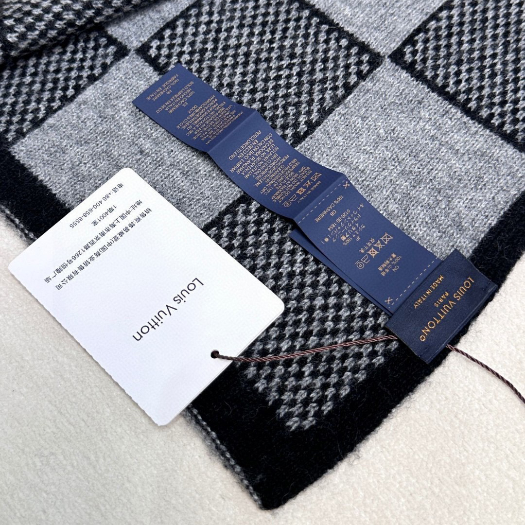 LV Designer Scarf Cashmere Scarf Designers Tassels Sjaal Plaid Fashion Classic Scarf Womens Luxury Scarfs With Box