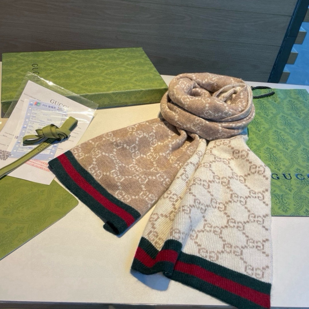 Gucci Designer Scarf Wool Scarfs Cashmere Scarf Men Women Designer Classic Letter Pattern Pashmina Shawl Scarves