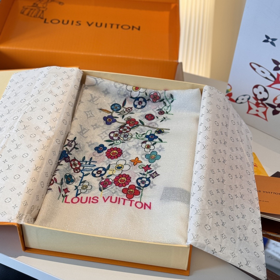 LV Designer Scarf Wool Scarfs Cashmere Scarf Men Women Designer Classic Print Pattern Pashmina Shawl Scarves