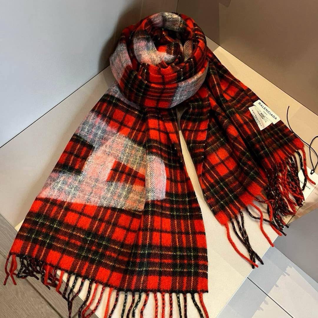 BALENCIAGA Designer Scarf Wool Scarfs Cashmere Scarf Men Women Designer Classic Letter Pattern Pashmina Shawl Scarves