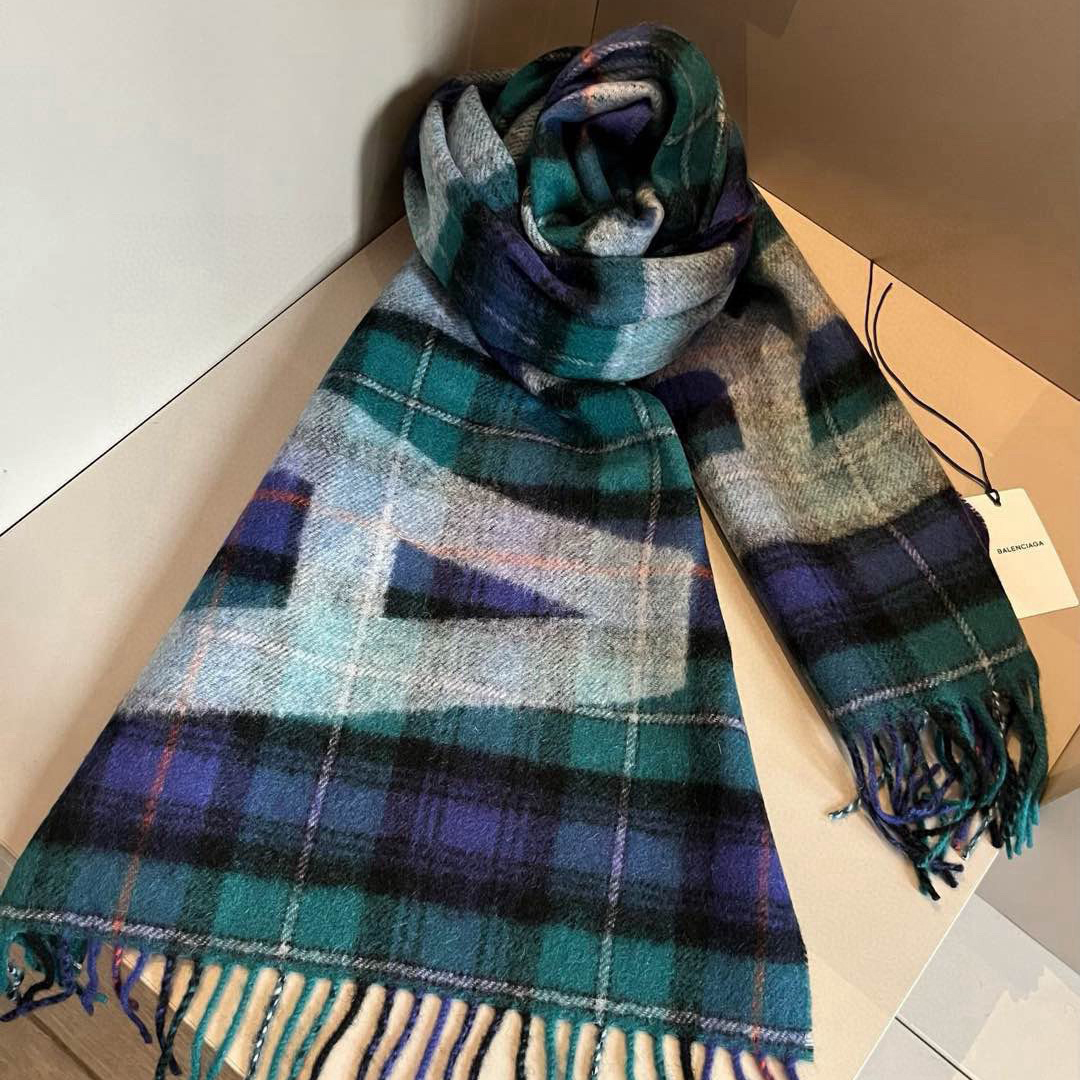 BALENCIAGA Designer Scarf Wool Scarfs Cashmere Scarf Men Women Designer Classic Letter Pattern Pashmina Shawl Scarves