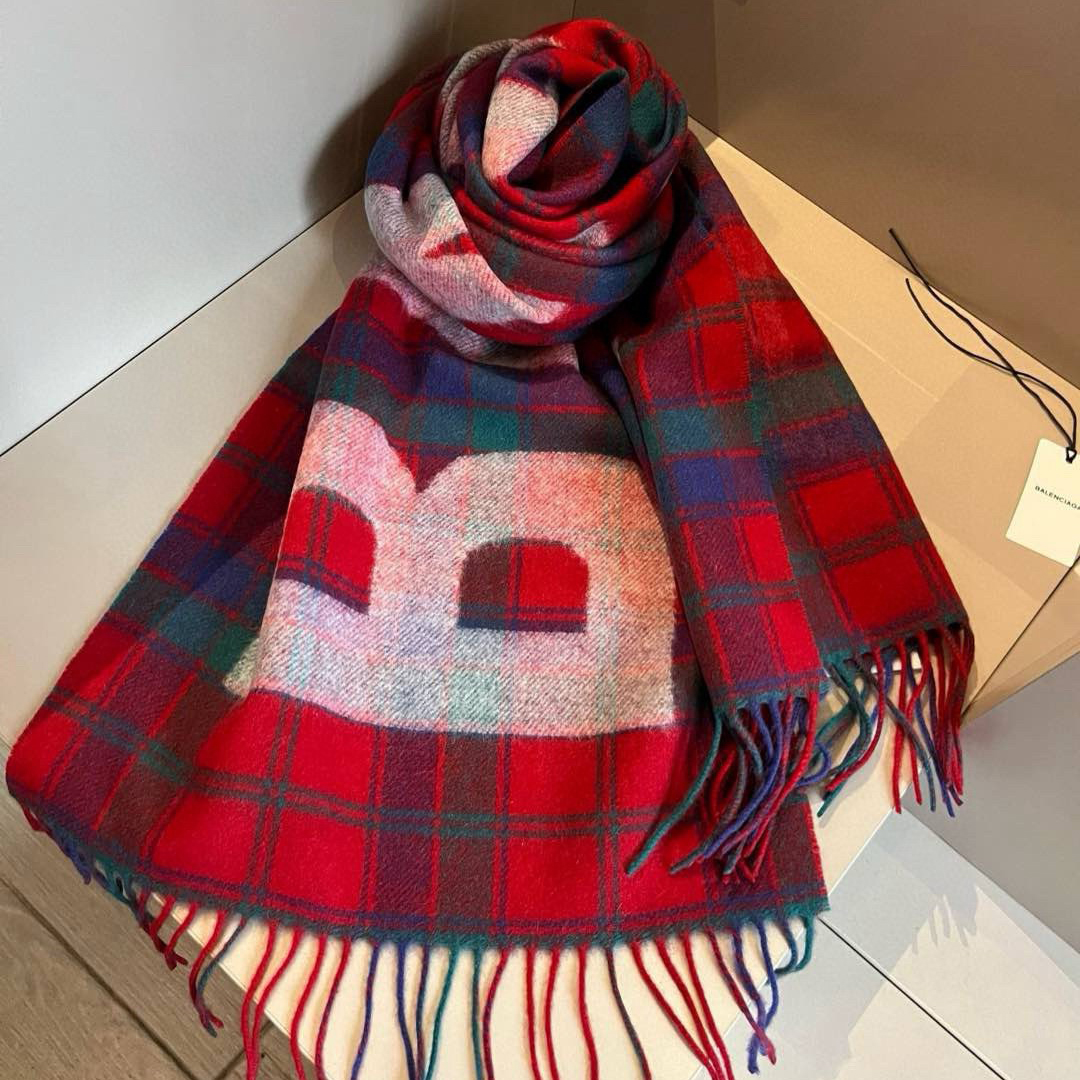 BALENCIAGA Designer Scarf Wool Scarfs Cashmere Scarf Men Women Designer Classic Letter Pattern Pashmina Shawl Scarves