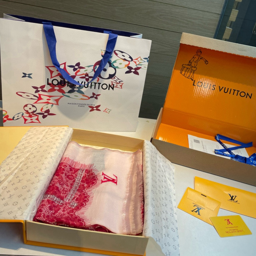 LV Designer Scarf Wool Scarfs Cashmere Scarf Men Women Designer Classic Print Pattern Pashmina Shawl Scarves With Box