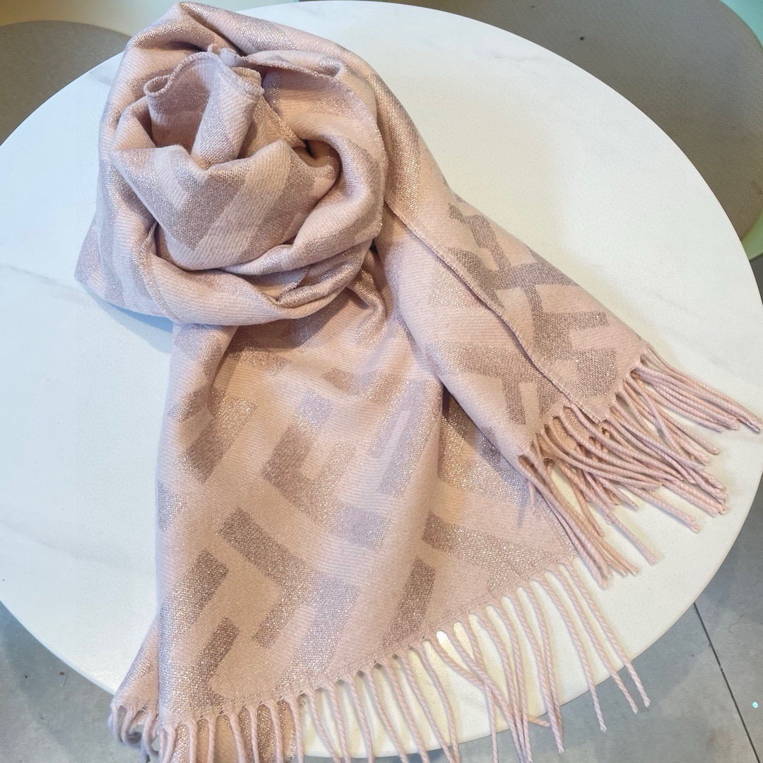 FENDI Designer Scarf Luxury Women Shawl Cashmere Scarf Warm Designer Shawls Wraps Letter Smooth Fashion Scarves Mens Classics Scarf With Box