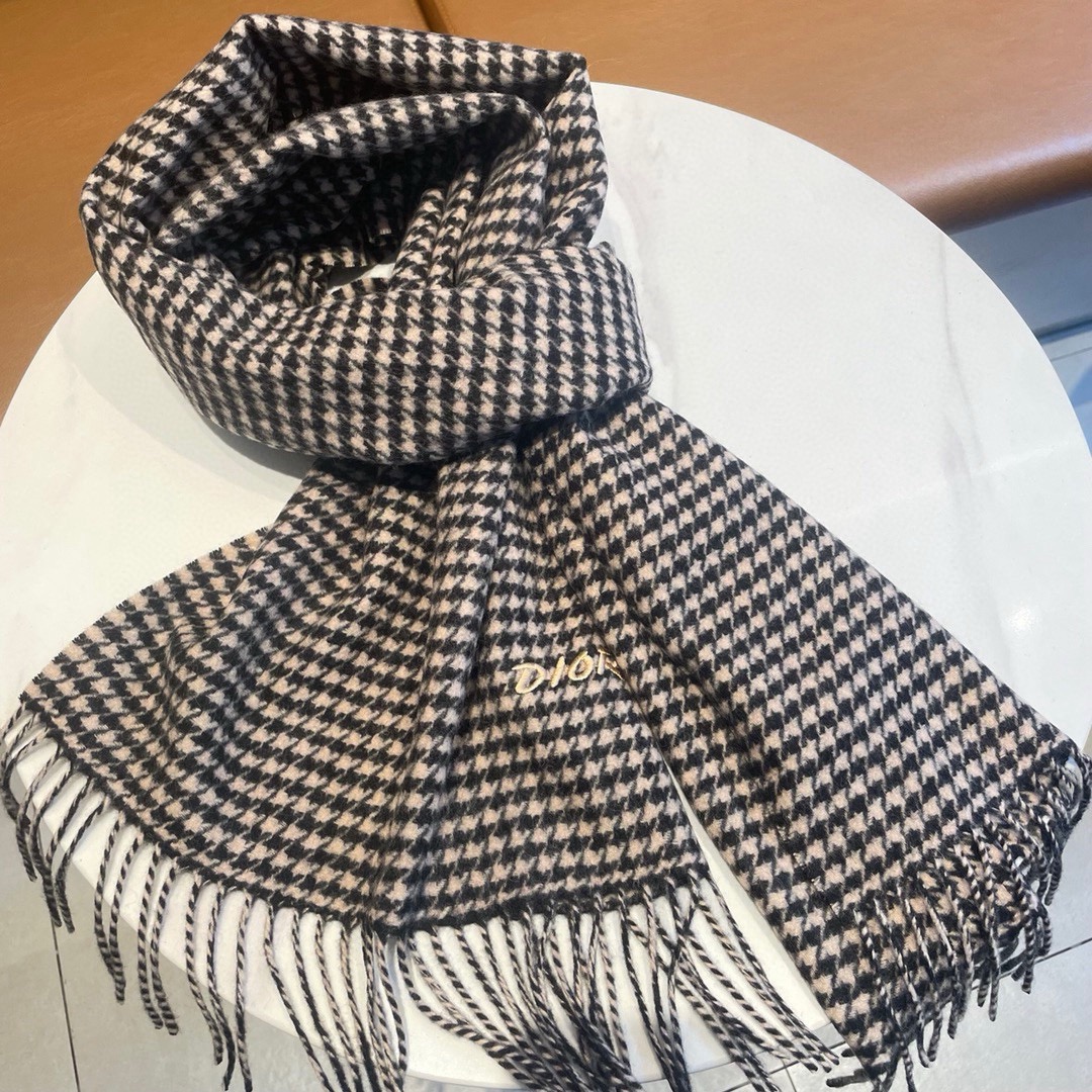 Dior Designer Scarf Luxury Women Shawl Cashmere Scarf Warm Designer Shawls Wraps Stripes Smooth Fashion Scarves Mens Classics Scarf With Box