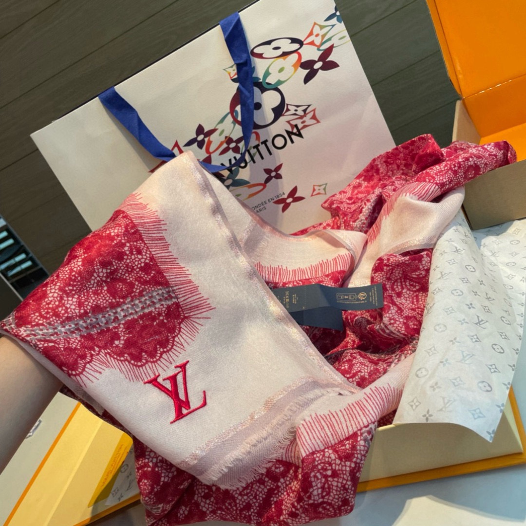 LV Designer Scarf Wool Scarfs Cashmere Scarf Men Women Designer Classic Print Pattern Pashmina Shawl Scarves With Box