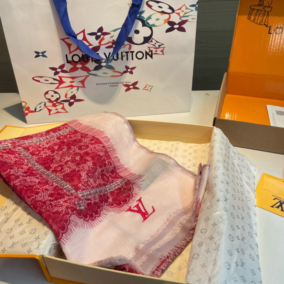 LV Designer Scarf Wool Scarfs Cashmere Scarf Men Women Designer Classic Print Pattern Pashmina Shawl Scarves With Box