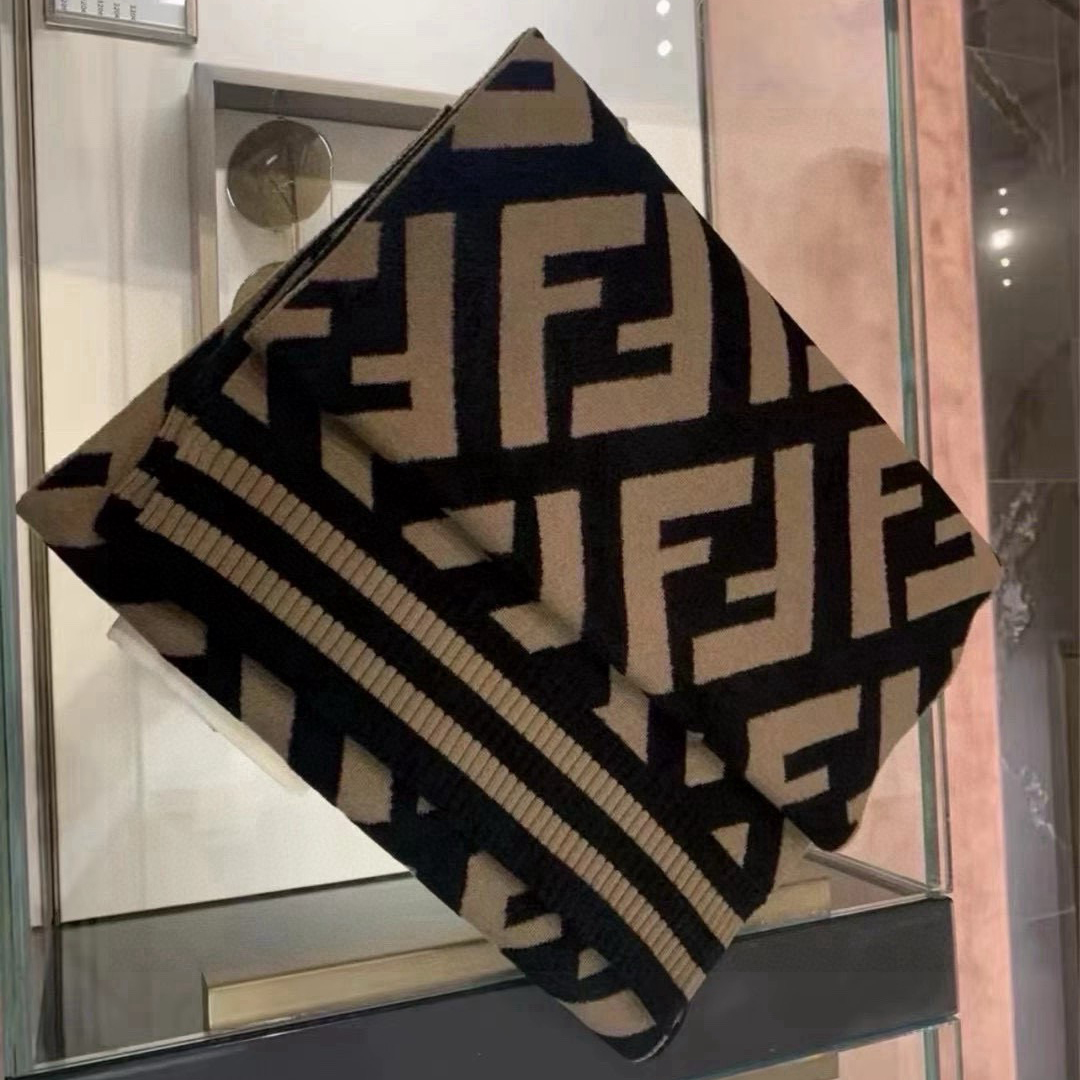 FENDI Designer Scarf Wool Scarfs Cashmere Scarf Men Women Designer Classic Letter Pattern Pashmina Shawl Scarves With Box