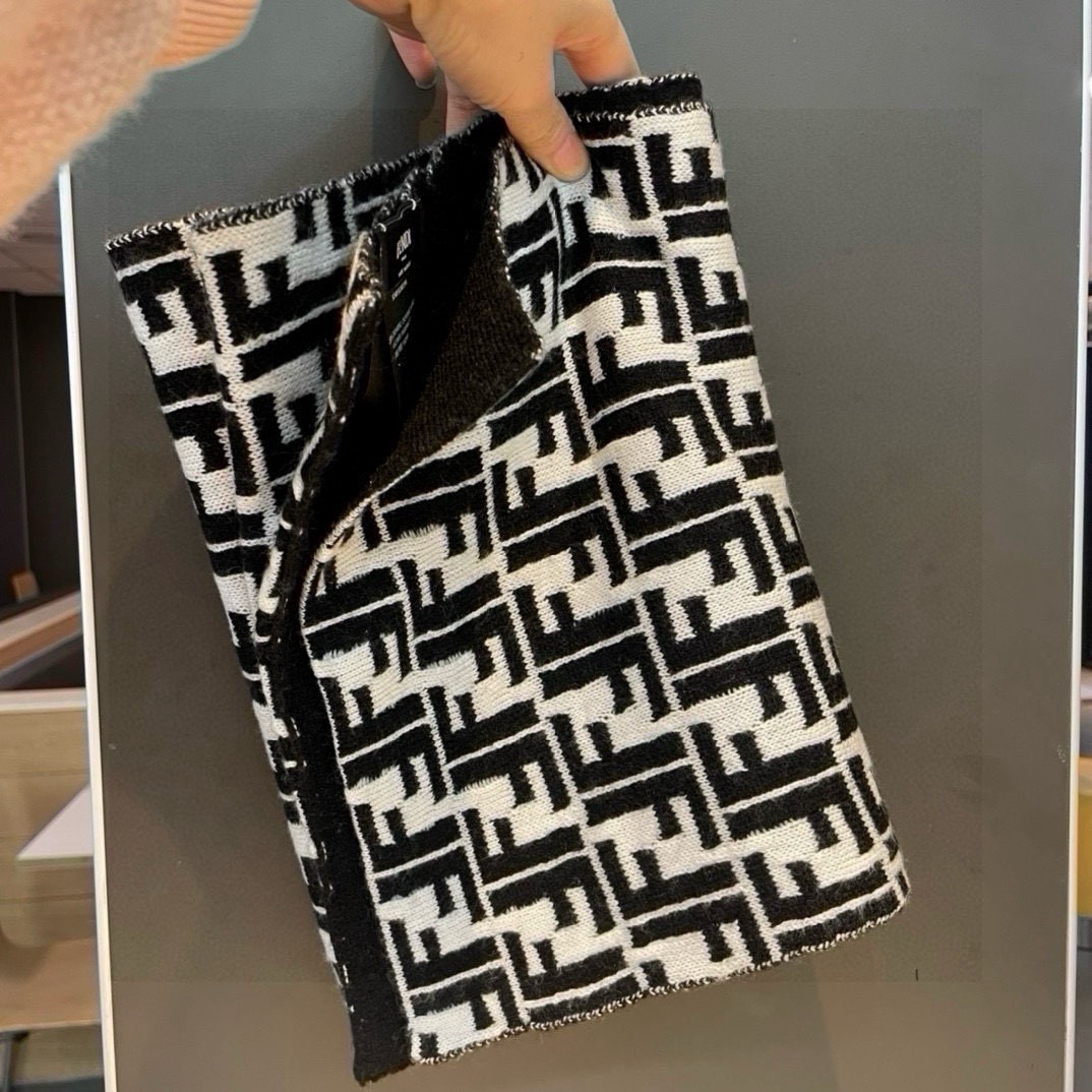 FENDI Designer Scarf Wool Scarfs Cashmere Scarf Men Women Designer Classic Letter Pattern Pashmina Shawl Scarves With Box