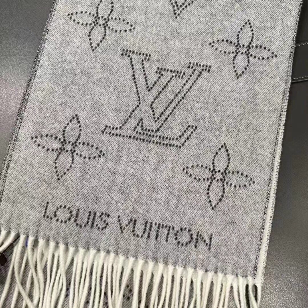 LV Designer Scarf Cashmere Scarf Women's Long Shawl Soft And Comfortable Luxury Double Sided Tassel Scarf Letter Tassel Shawl Unisex Scarf With Box