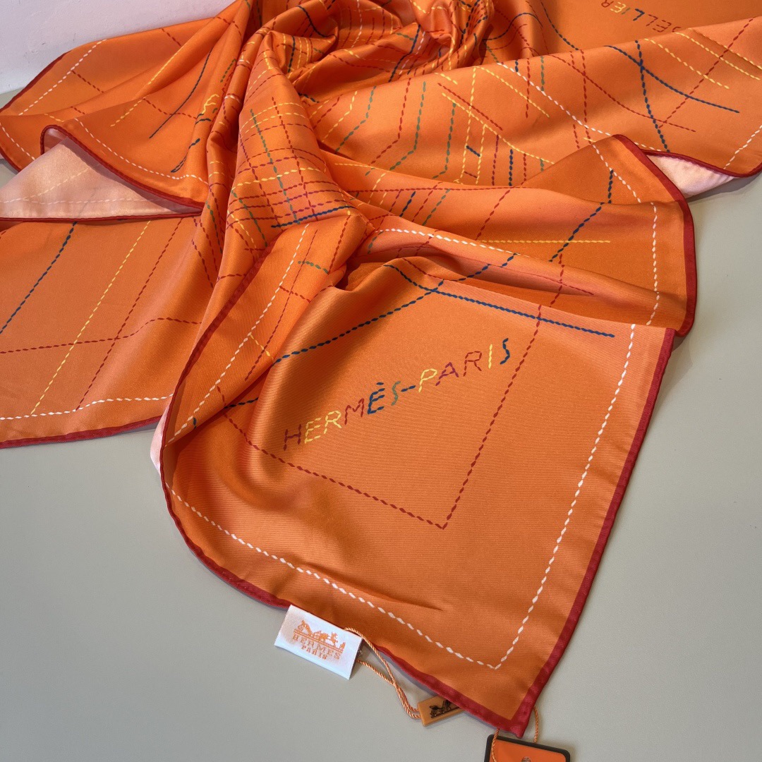 Hermes Designer Fashion Print Silk Scarf Headband For Women Fashion Long Handle Bag Scarves Shoulder Tote Lage Ribbon Head Wraps With Box