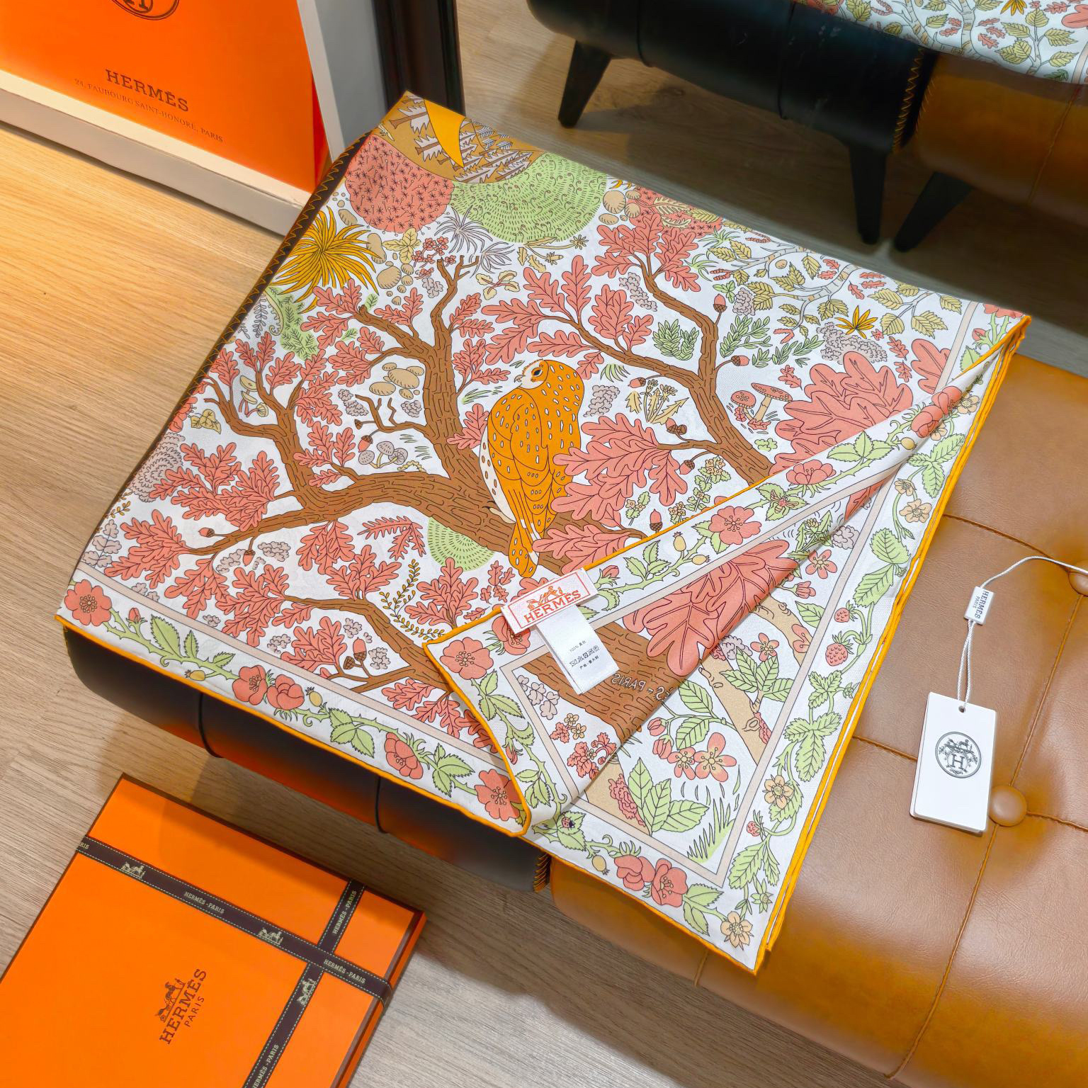 Hermes Designer Silk Scarf For Women Luxurious Scarf High End Classic Print Pattern Designer Shawl Scarves New Gift Easy To Match Soft Touch Fringed Edges With Box