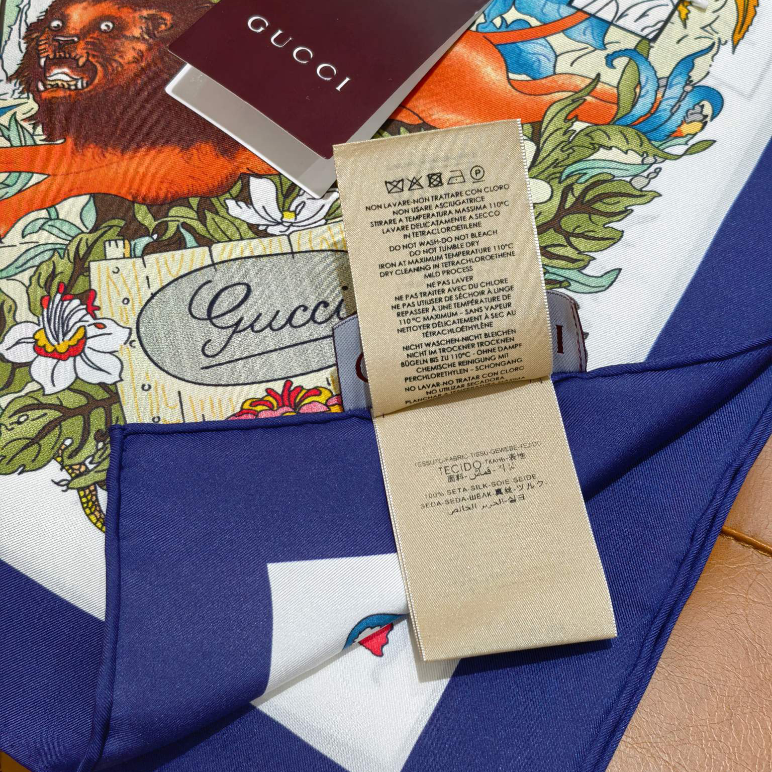 Gucci Designer Silk Scarf For Women Luxurious Scarf High End Classic Print Pattern Designer Shawl Scarves New Gift Easy To Match Soft Touch Fringed Edges With Box