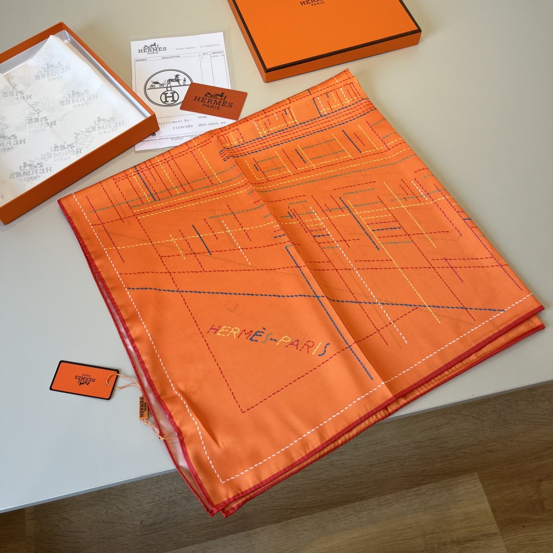 Hermes Designer Fashion Print Silk Scarf Headband For Women Fashion Long Handle Bag Scarves Shoulder Tote Lage Ribbon Head Wraps With Box