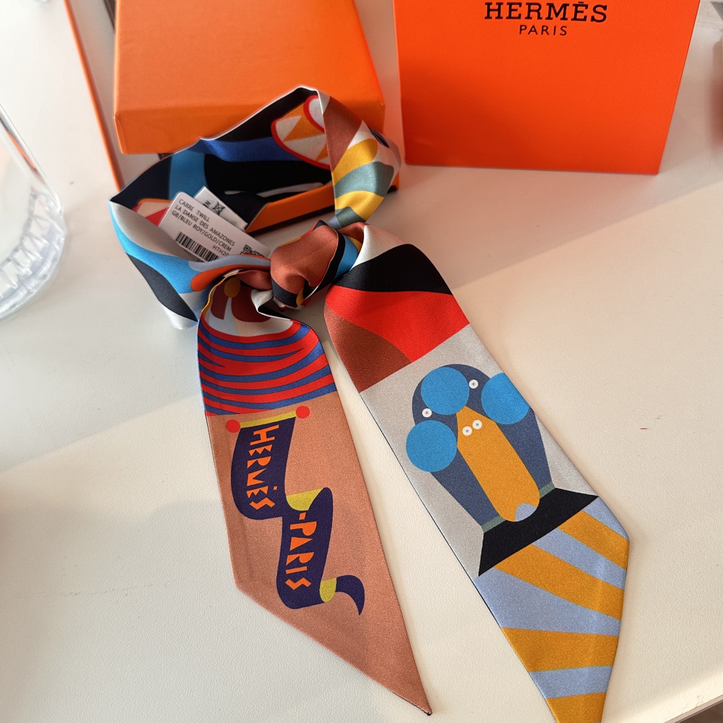 Hermes Womens Fashion Silk Scarf Designer Scarves Printed Bag Scarfs Hair Thin Scarves Neck Tie Womens Scarves Luxury Headband Long Handle Bag Accessories With Box