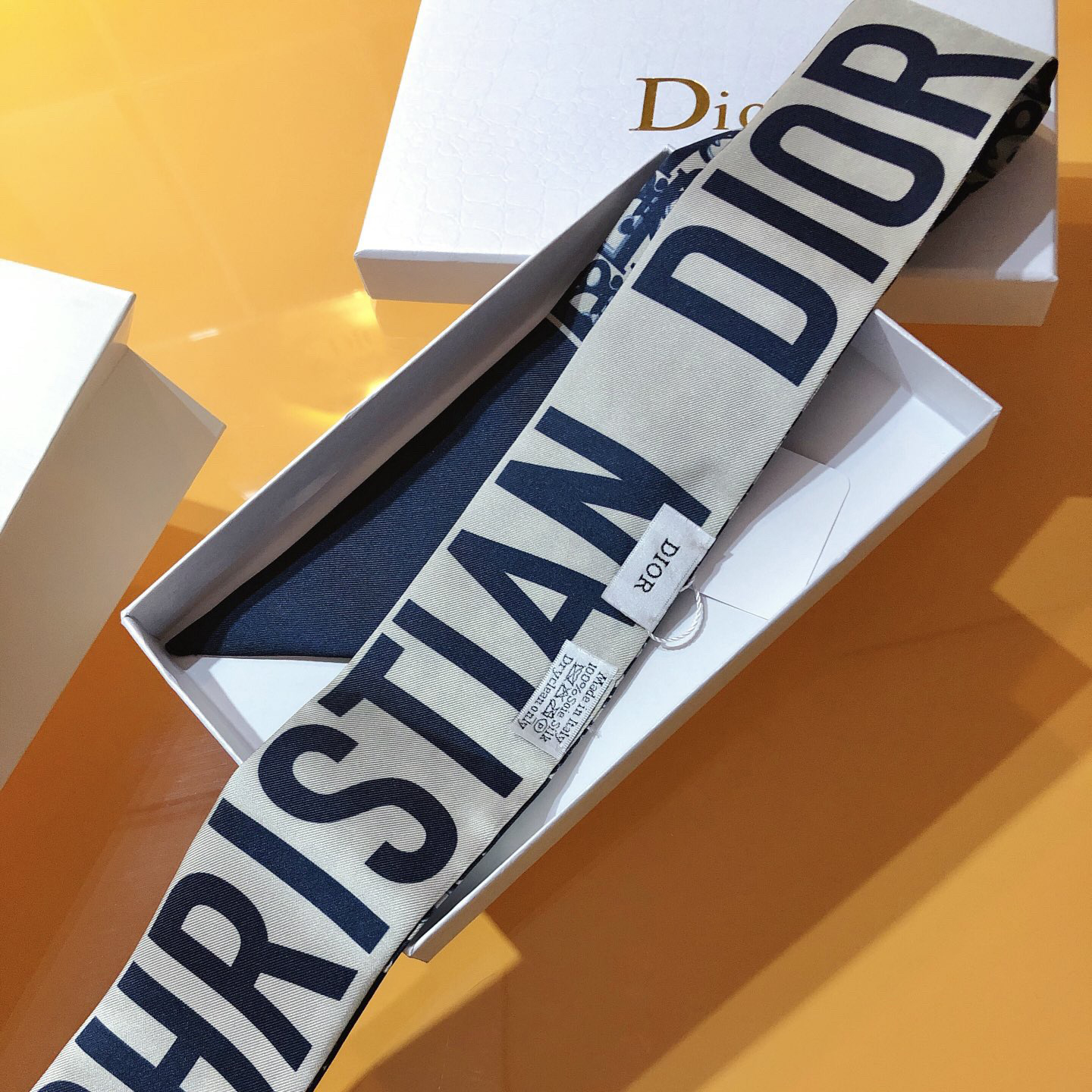 Dior Womens Fashion Silk Scarf Designer Scarves Colorful Printed Bag Scarfs Hair Thin Scarves Neck Tie Womens Scarves Luxury Headband Long Handle Bag Accessories With Box