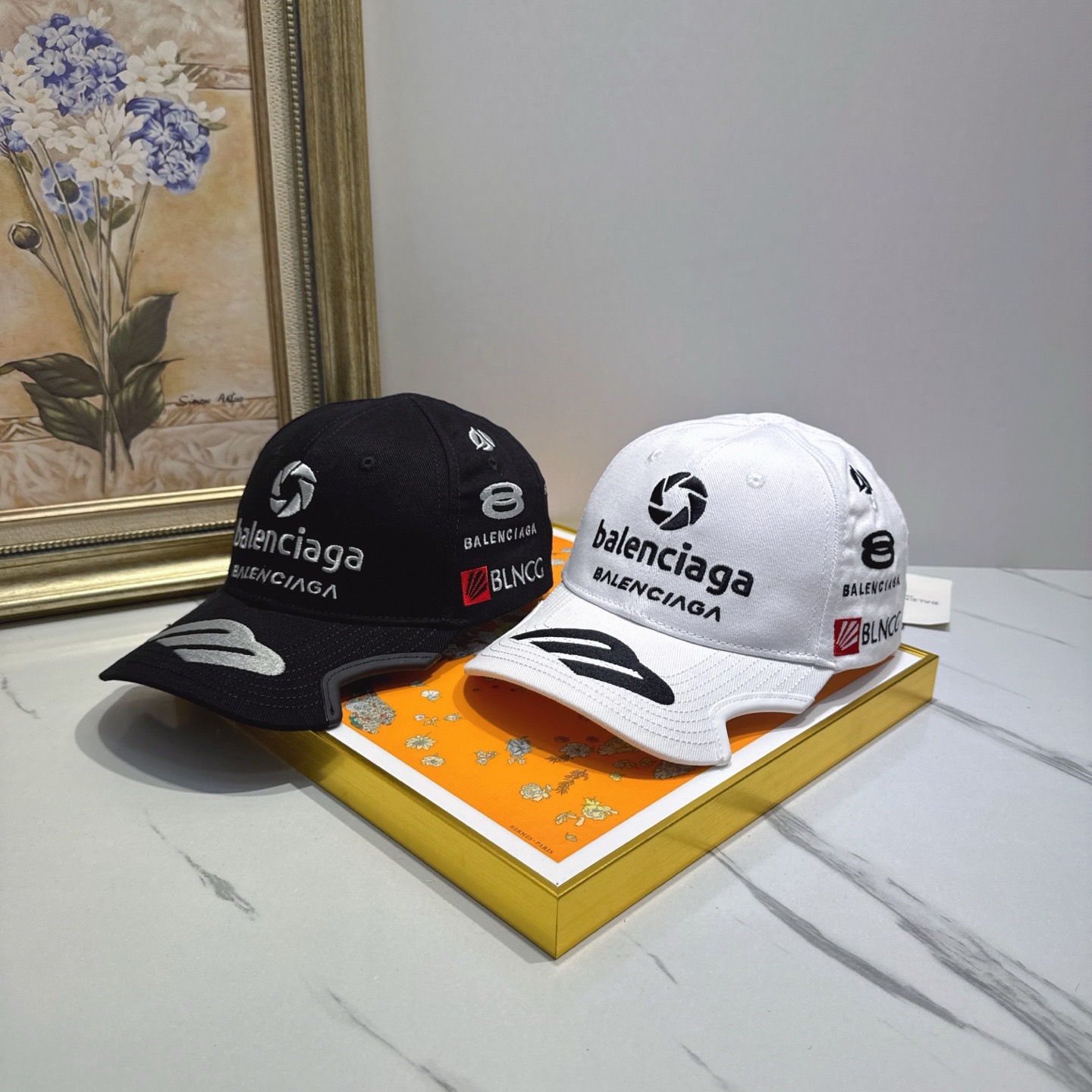 BALENCIAGA Luxury Designer Fashion Letter Embroidery Baseball Cap Men And Women Sports Street Caps Forward Caps Sun Prevent Baseball Cap Outdoor Hat For Men Casquette Adjustable To Fit Hats With Box