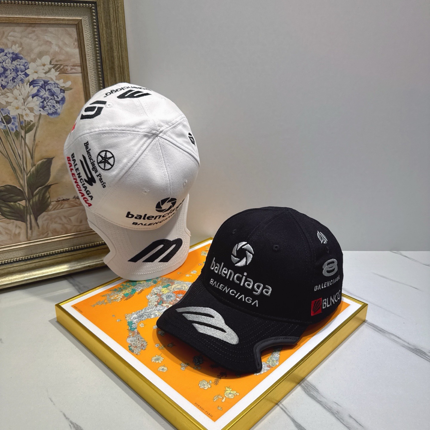 BALENCIAGA Luxury Designer Fashion Letter Embroidery Baseball Cap Men And Women Sports Street Caps Forward Caps Sun Prevent Baseball Cap Outdoor Hat For Men Casquette Adjustable To Fit Hats With Box