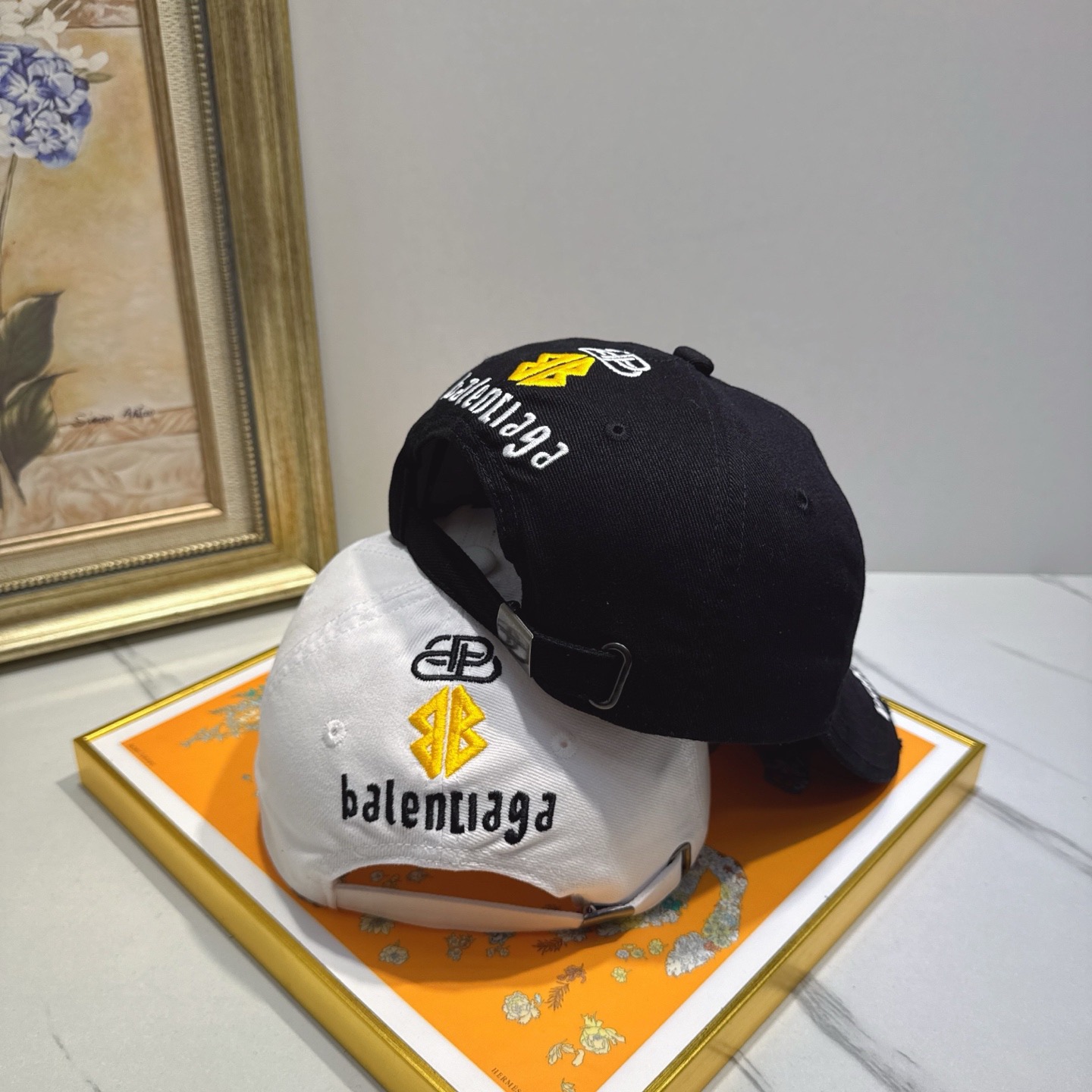 BALENCIAGA Luxury Designer Fashion Letter Embroidery Baseball Cap Men And Women Sports Street Caps Forward Caps Sun Prevent Baseball Cap Outdoor Hat For Men Casquette Adjustable To Fit Hats With Box