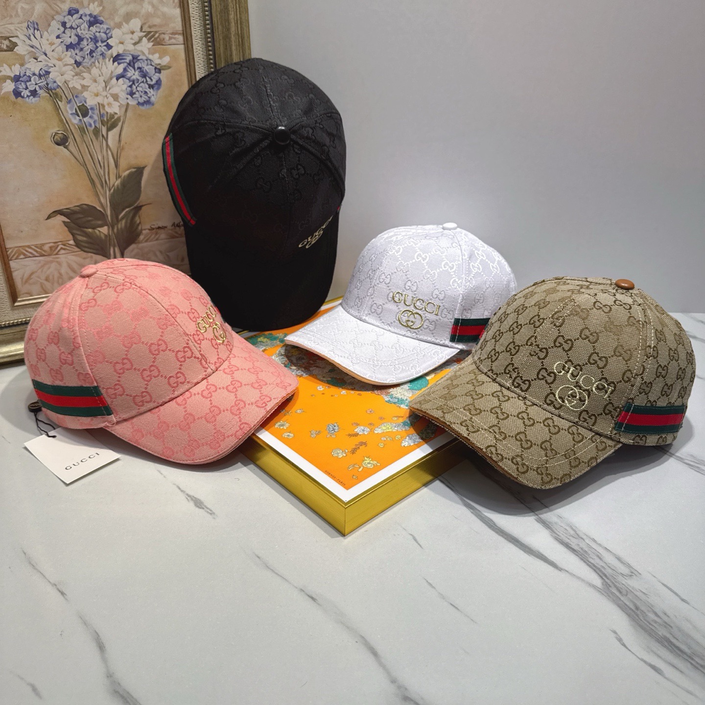 Gucci Luxury Designer Fashion Letter Print Baseball Cap Men And Women Sports Street Caps Forward Caps Sun Prevent Baseball Cap Outdoor Hat For Men Casquette Adjustable To Fit Hats With Box