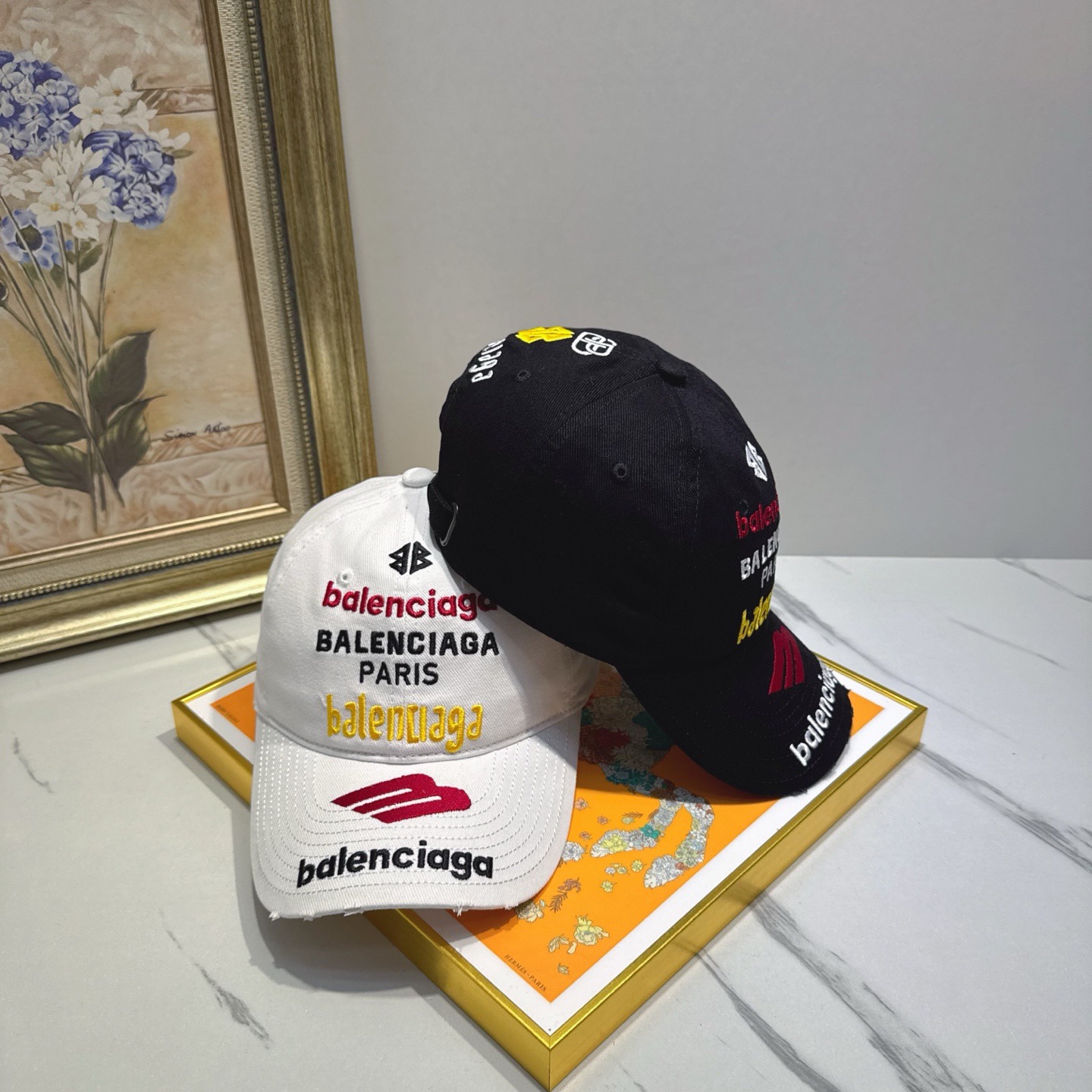 BALENCIAGA Luxury Designer Fashion Letter Embroidery Baseball Cap Men And Women Sports Street Caps Forward Caps Sun Prevent Baseball Cap Outdoor Hat For Men Casquette Adjustable To Fit Hats With Box