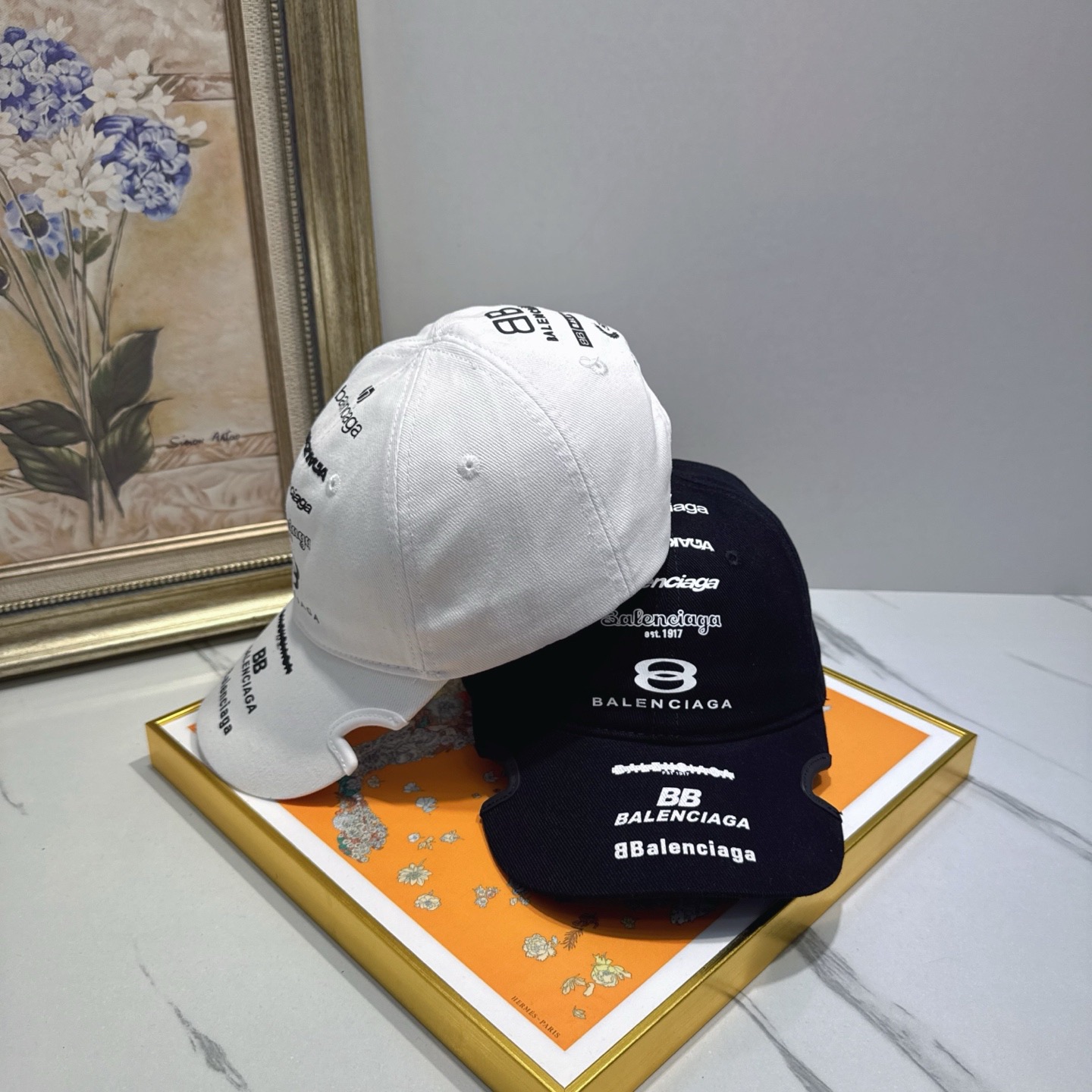 BALENCIAGA Luxury Designer Fashion Letter Print Baseball Cap Men And Women Sports Street Caps Forward Caps Sun Prevent Baseball Cap Outdoor Hat For Men Casquette Adjustable To Fit Hats With Box